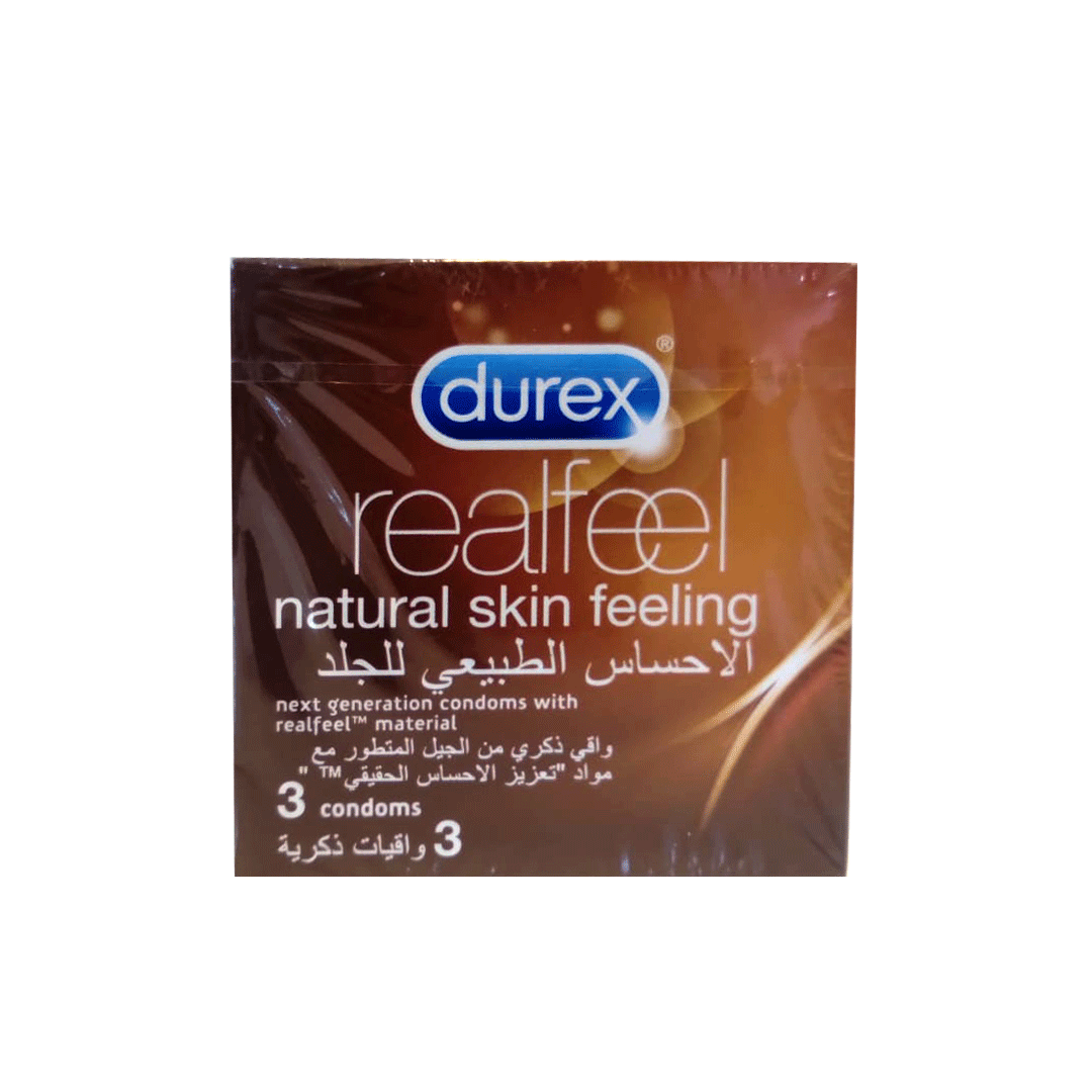 Durex Real Feel Condom 3.s product available at family pharmacy online buy now at qatar doha