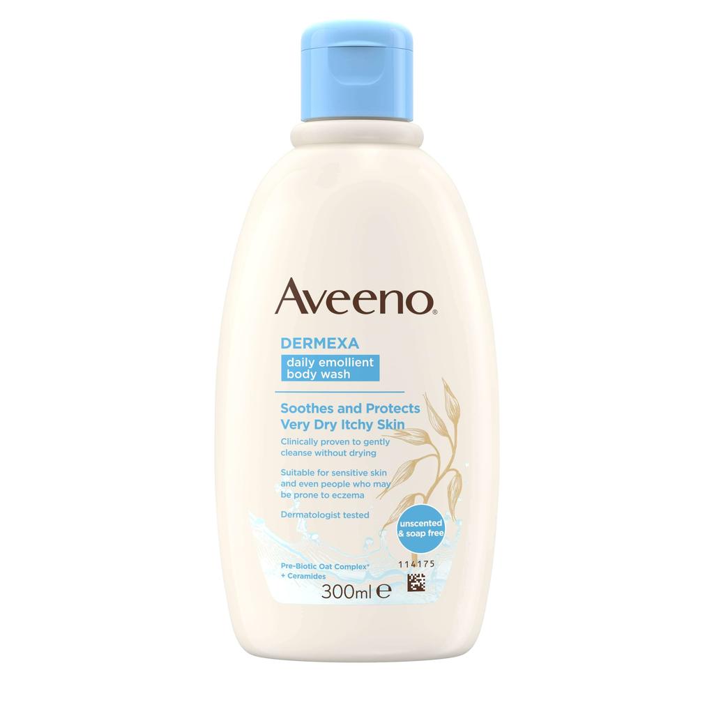 Aveeno Dermexa Emol Body Wash 300 Ml product available at family pharmacy online buy now at qatar doha