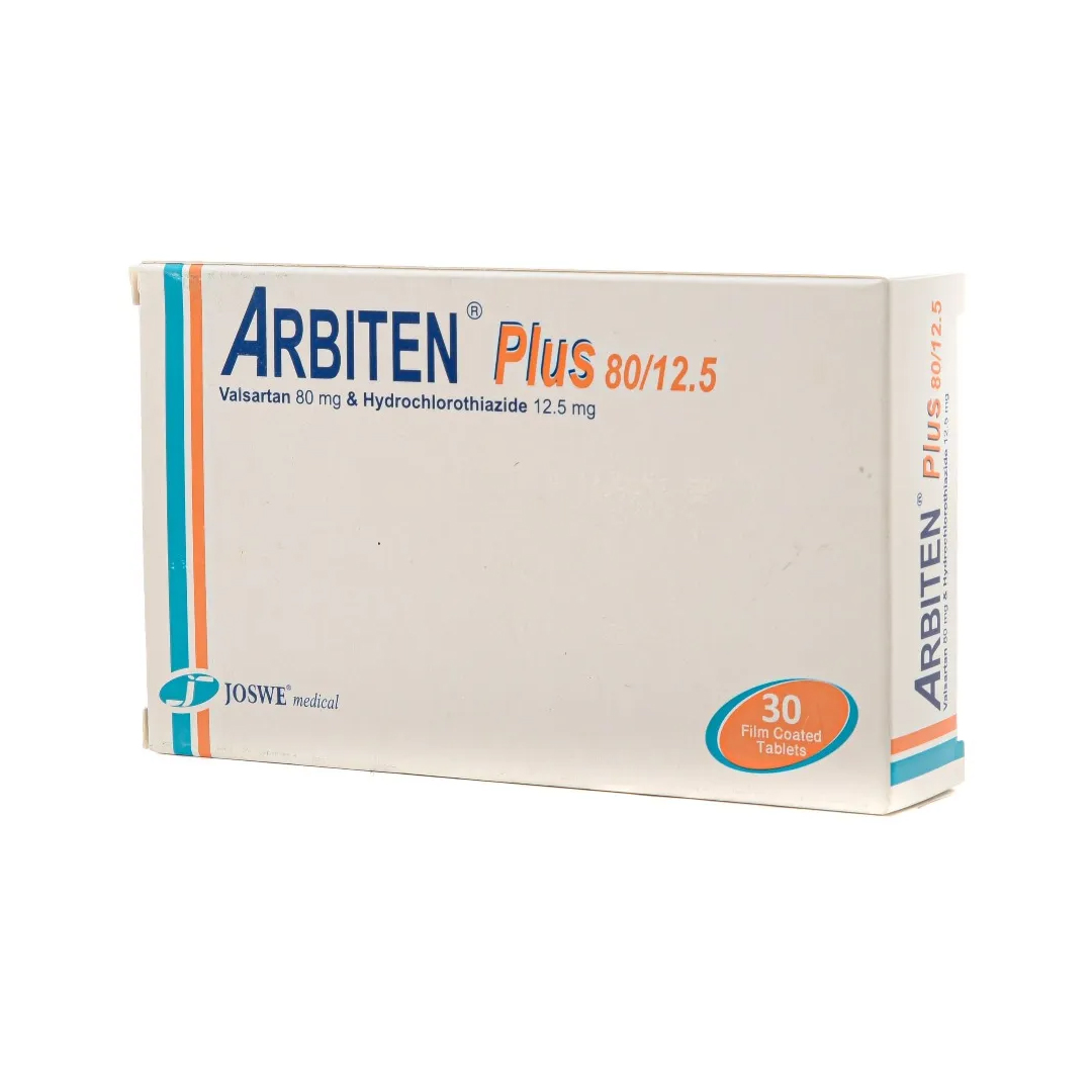 buy online Arbiten Plus [80/12.5 Mg] Tablets 30's   Qatar Doha