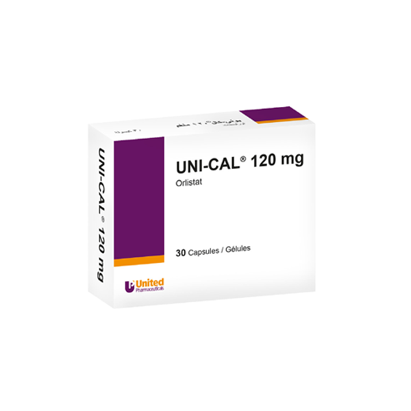 Uni-cal 120 Mg Capsule 30.s product available at family pharmacy online buy now at qatar doha
