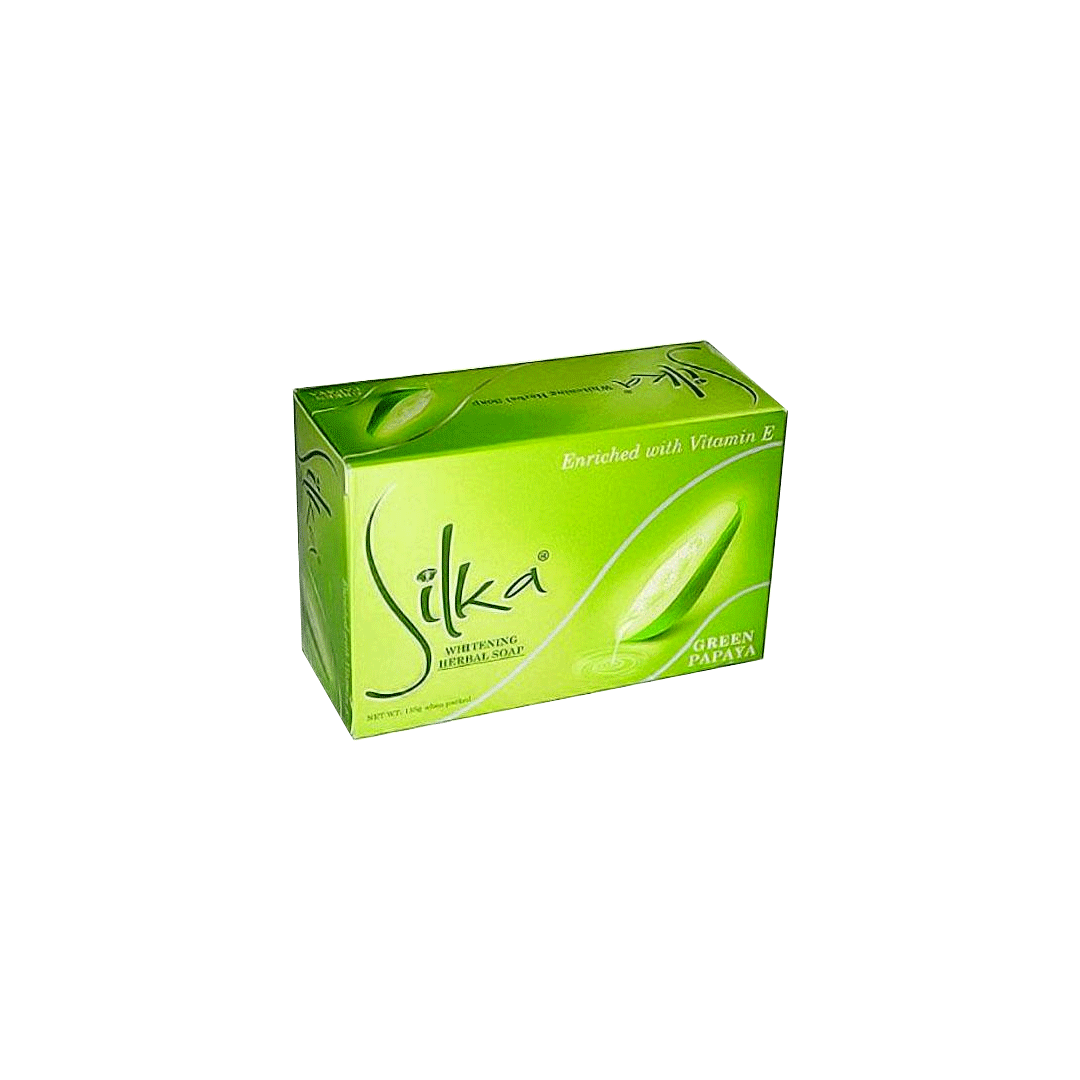 Silka Soap Green Papaya White 13 Gm product available at family pharmacy online buy now at qatar doha