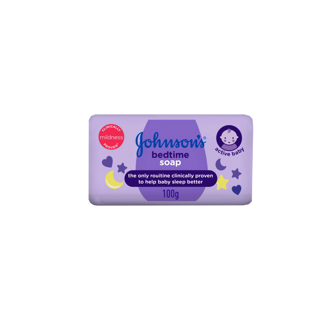 J&J Baby Soap Bed Time 100 Gm. product available at family pharmacy online buy now at qatar doha