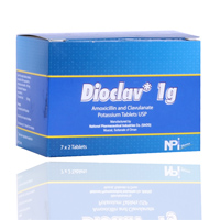 buy online Dioclav 1 G Tablet 14'S   Qatar Doha