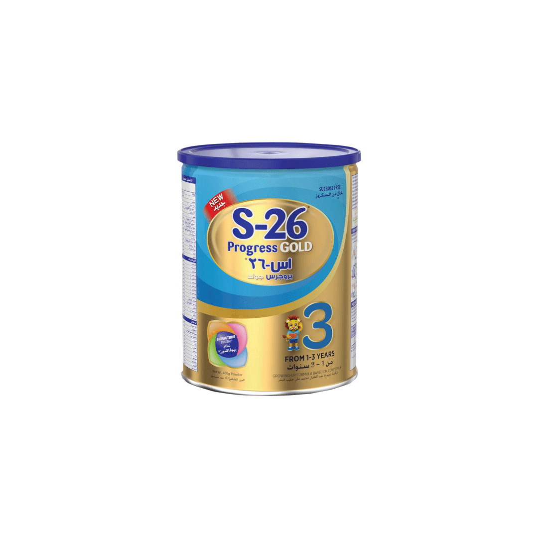 S26 Pro Gold 3 Milkpowder 400Gm product available at family pharmacy online buy now at qatar doha