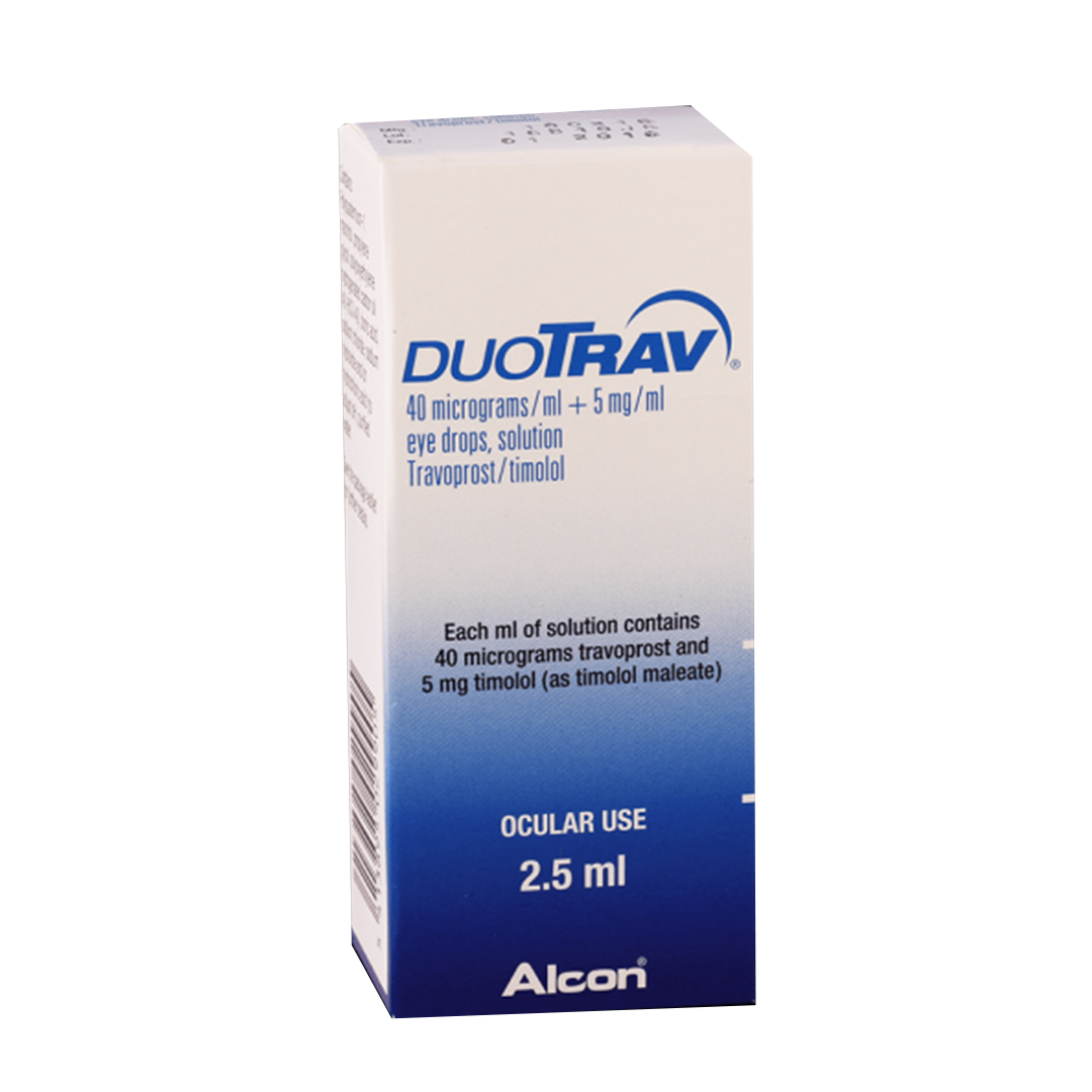 Duotrav Eye Drops 2.5ml product available at family pharmacy online buy now at qatar doha