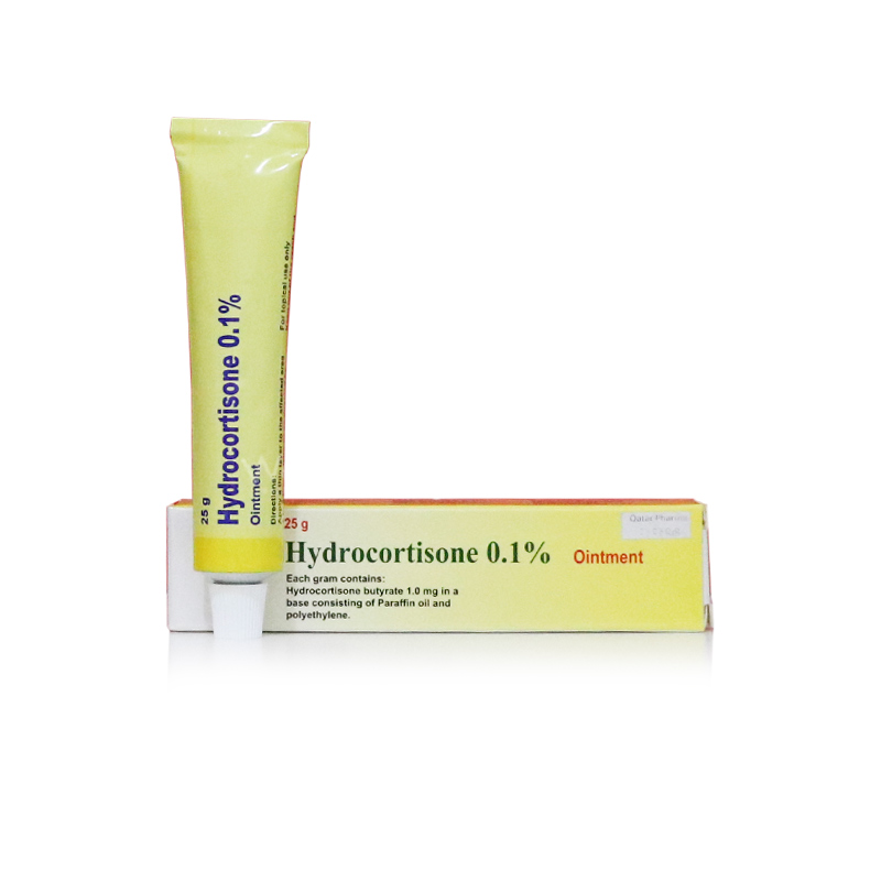 Hydrocortisone Ointment (0.1%)25gm (qatar Pharma) product available at family pharmacy online buy now at qatar doha