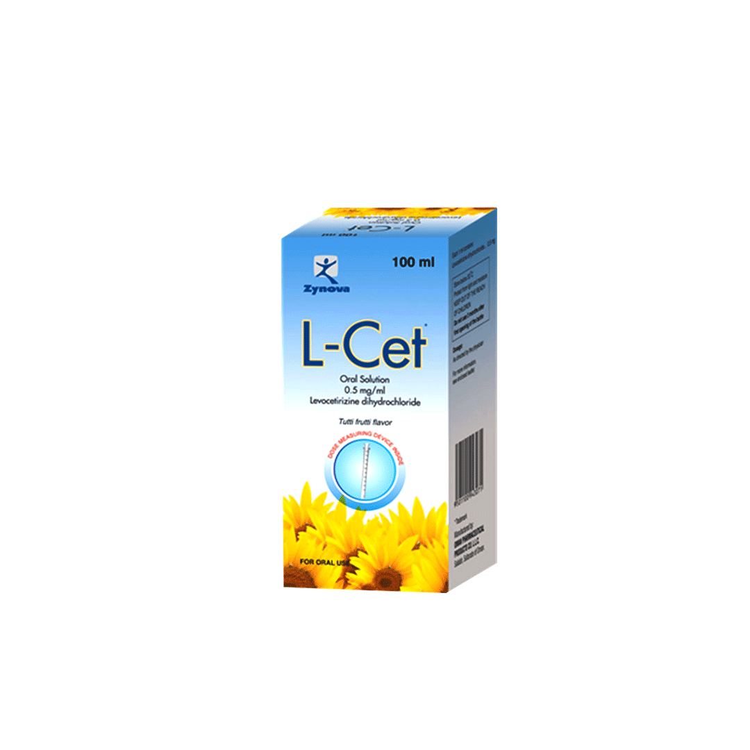 L-cet 0.5mg/ml Oral Solution 100ml product available at family pharmacy online buy now at qatar doha