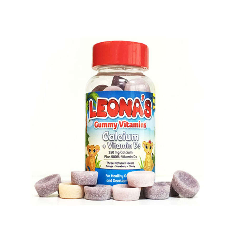 Leonas Gummy Vitamins Cal+Vitamin D3 30'S product available at family pharmacy online buy now at qatar doha