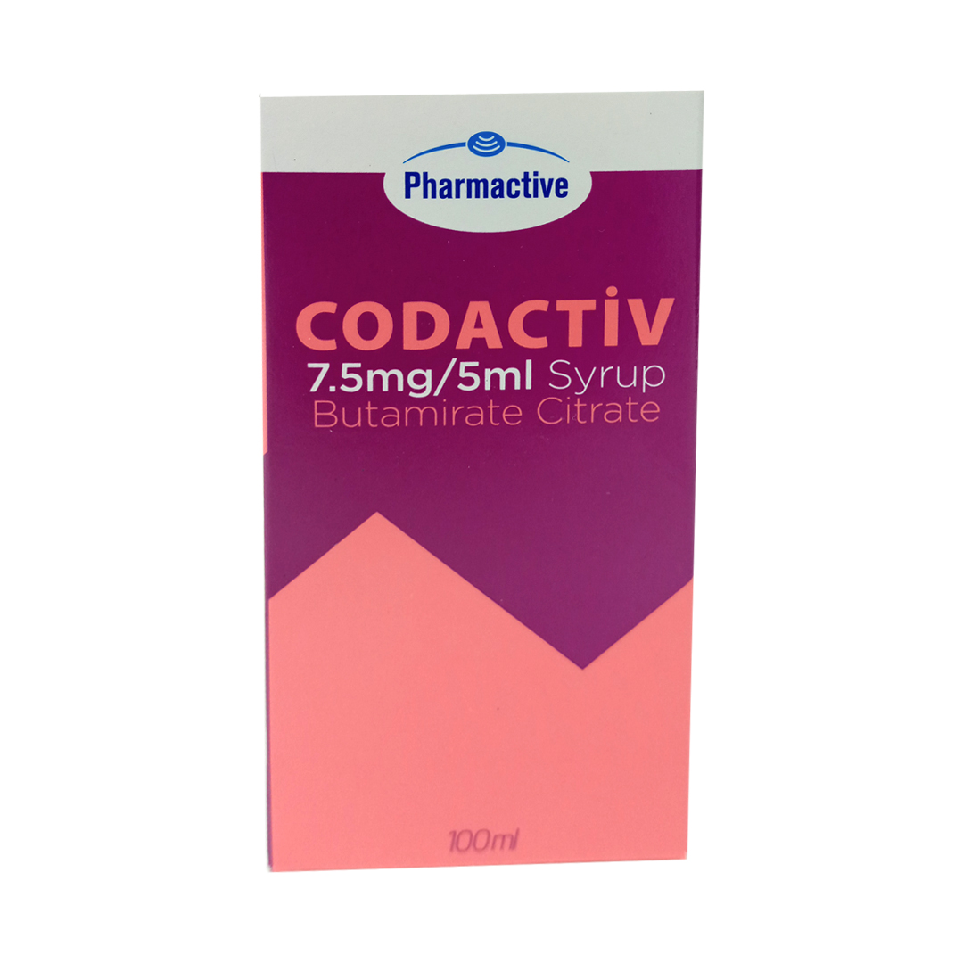 Codactiv 7.5mg /5ml Syrup 100ml product available at family pharmacy online buy now at qatar doha