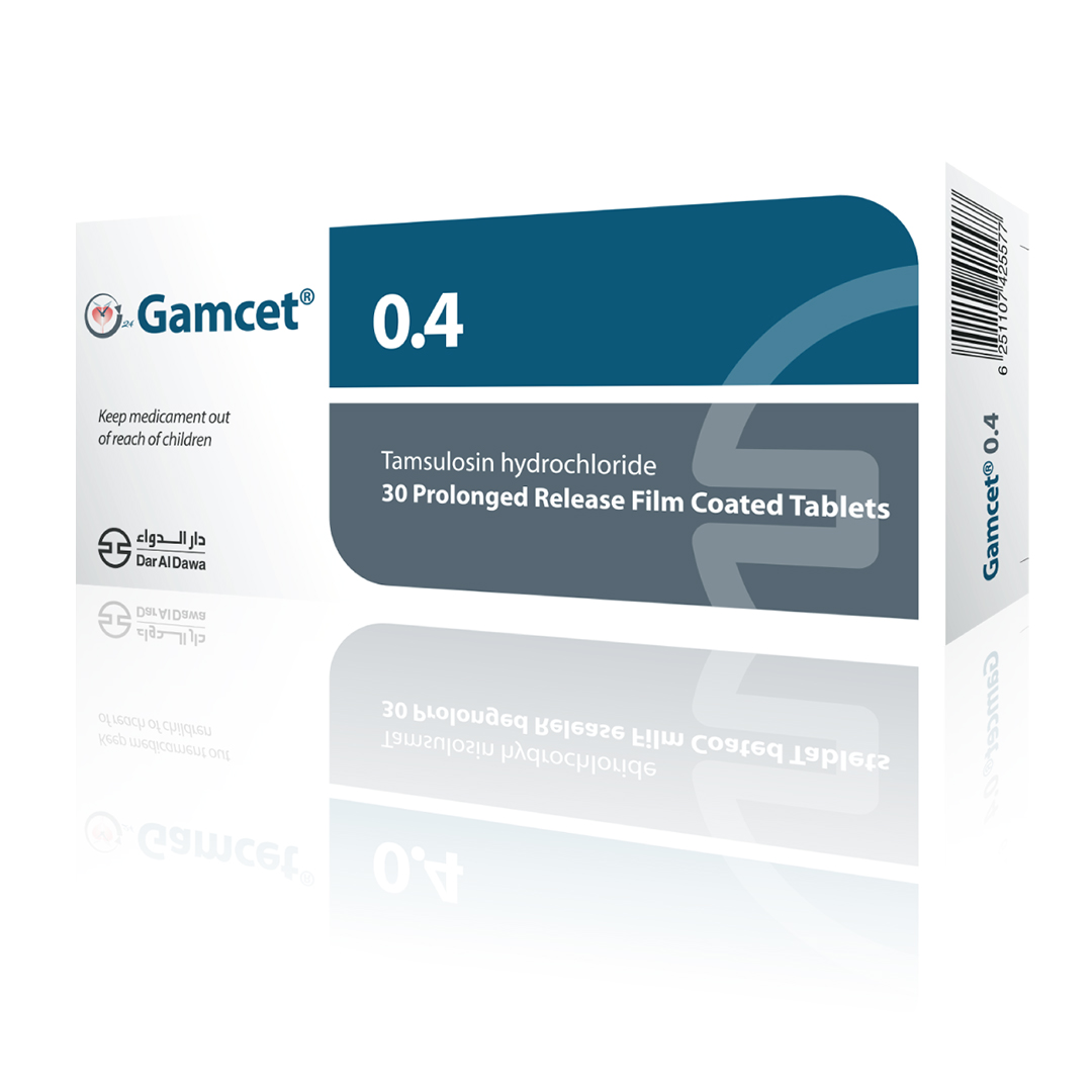buy online Gamcet 0.4 Mg Tablet 30's   Qatar Doha