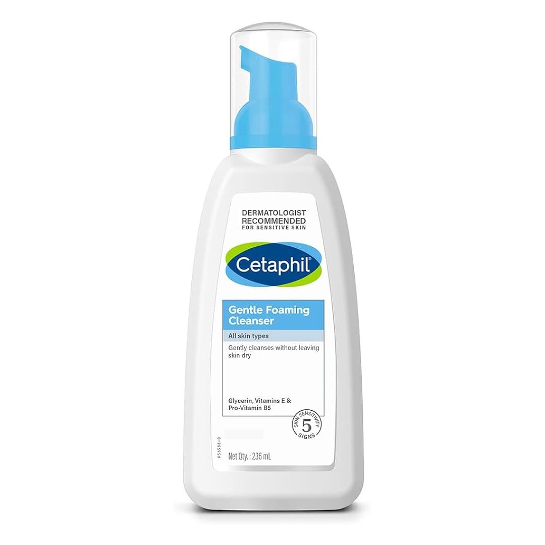 Galderma Cetaphil Gentle Skin Foaming Cleanser 236Ml product available at family pharmacy online buy now at qatar doha