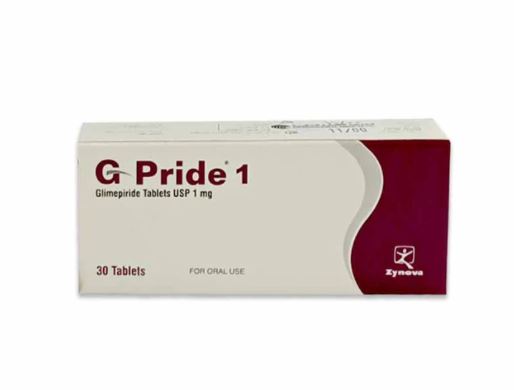 buy online G-pride 1 Mg Tablet 30's   Qatar Doha