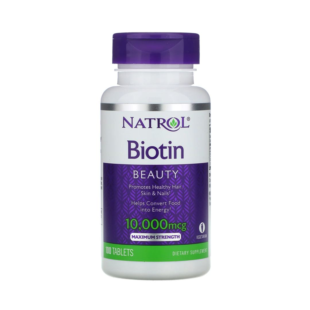 buy online Natrol Biotin 10000 Mcg Tablet 100's   Qatar Doha