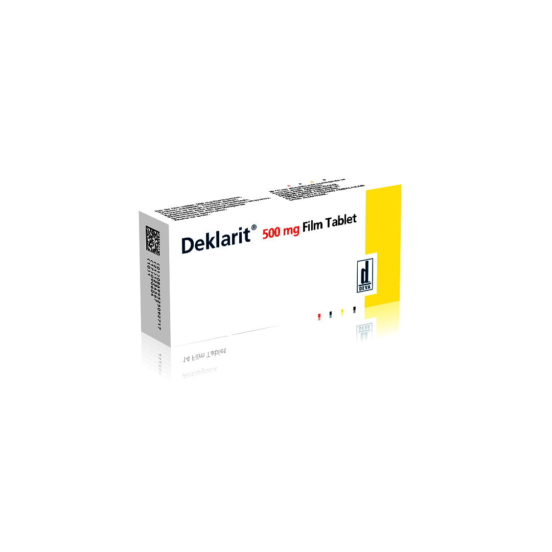 Deklarit500mg Tablet 14.s product available at family pharmacy online buy now at qatar doha