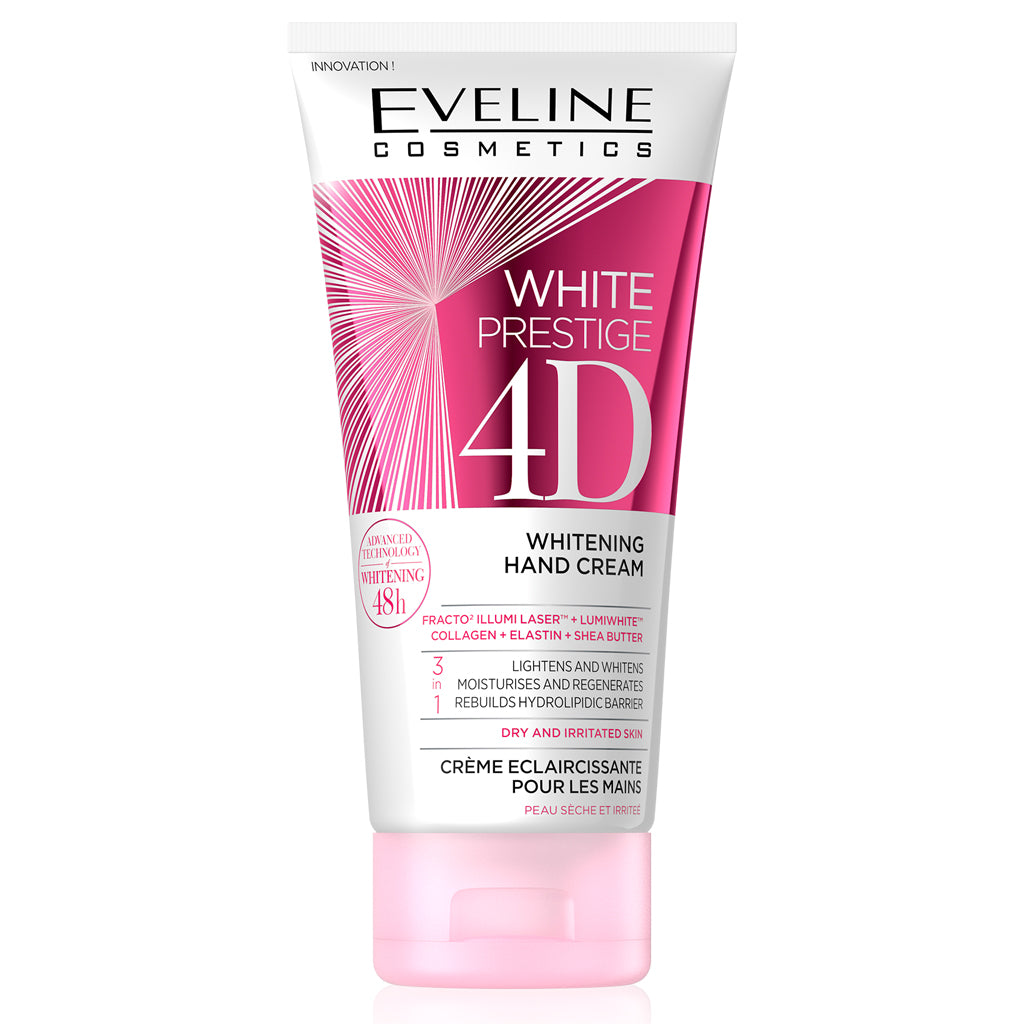 Eveline White Prestige Whitening Hand Cream 100ml product available at family pharmacy online buy now at qatar doha