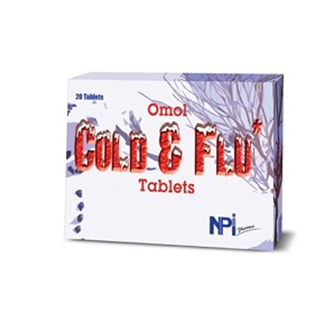 Omol Cold & Flu Tablet 20.s product available at family pharmacy online buy now at qatar doha