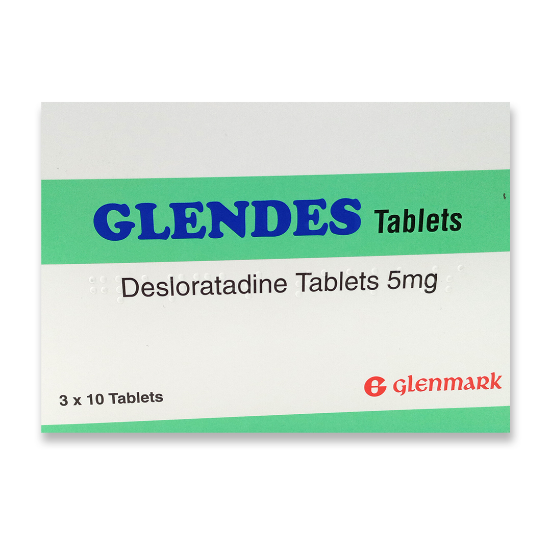 Glendes (desloratidine) 5mg Tablet 30.s product available at family pharmacy online buy now at qatar doha