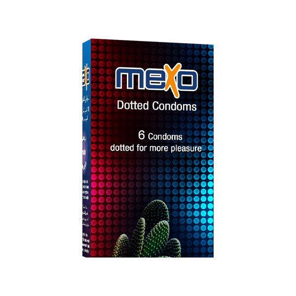 Mexo Condoms Dotted 6'S product available at family pharmacy online buy now at qatar doha