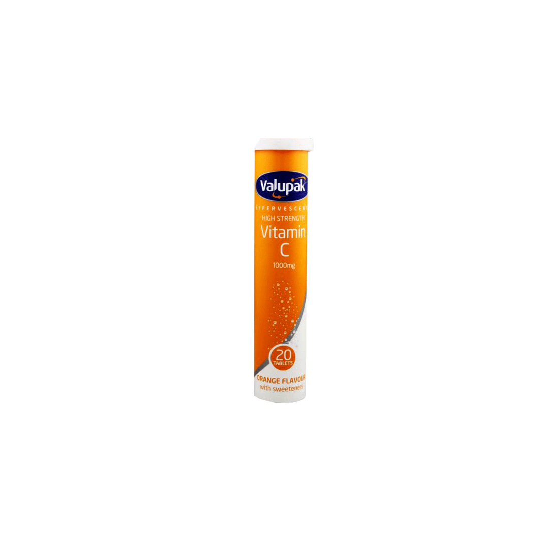 Vitamin C Effervescent Tablets 1000mg 20.s Valupak product available at family pharmacy online buy now at qatar doha