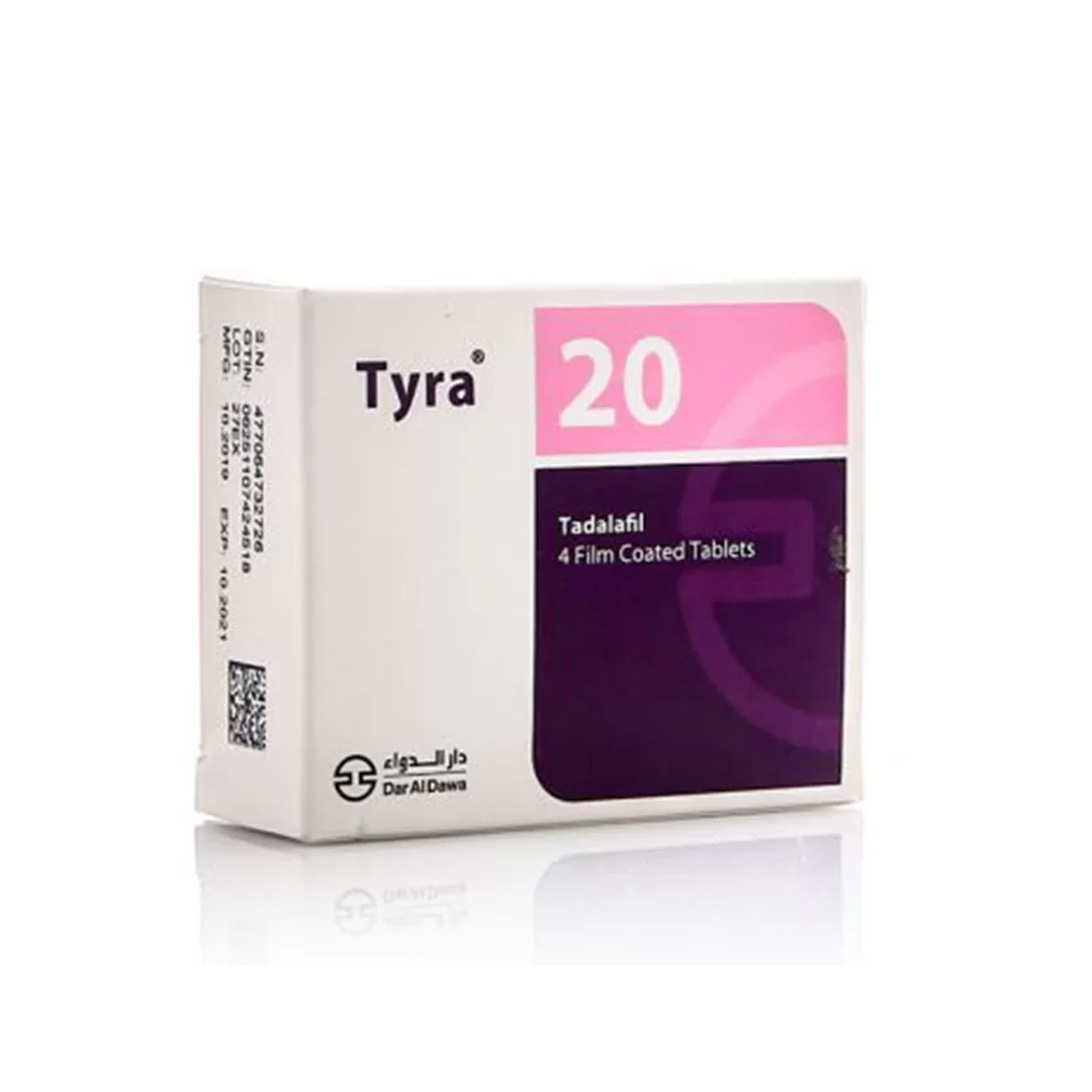buy online Tyra 20 Mg Tablet 4's   Qatar Doha