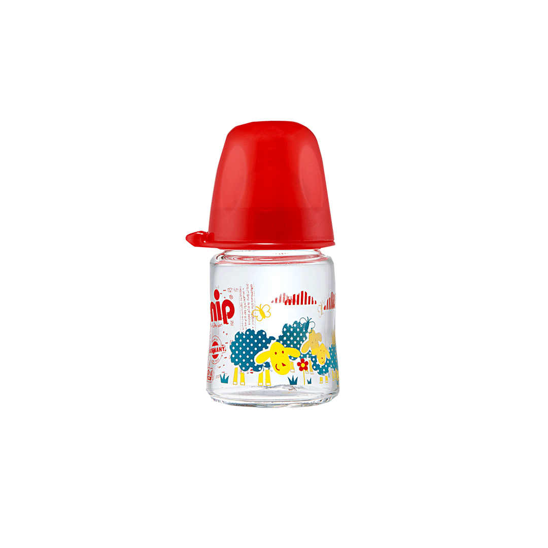 buy online Wide Neck Glass Bottle Black 120ml #350656 - Babico 120ml  Qatar Doha