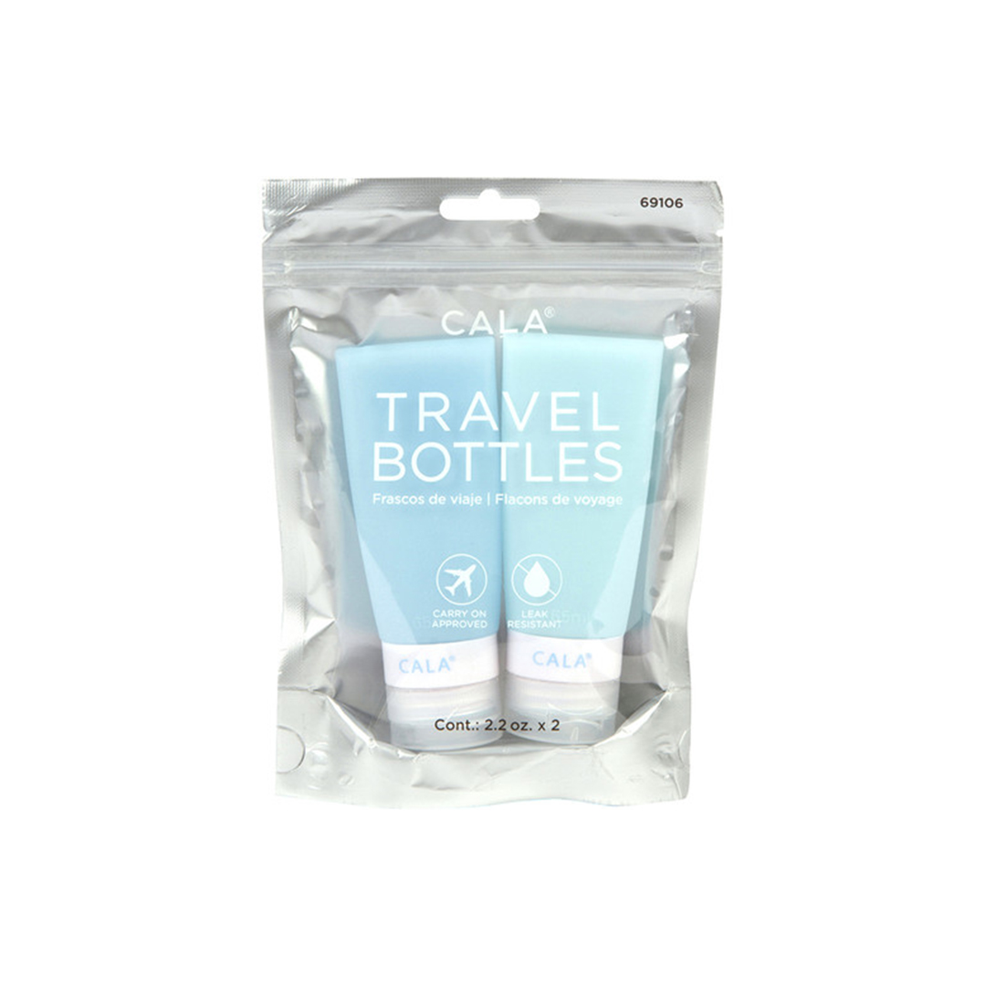 Cala Personal Silicon Travel Bottles (2) product available at family pharmacy online buy now at qatar doha