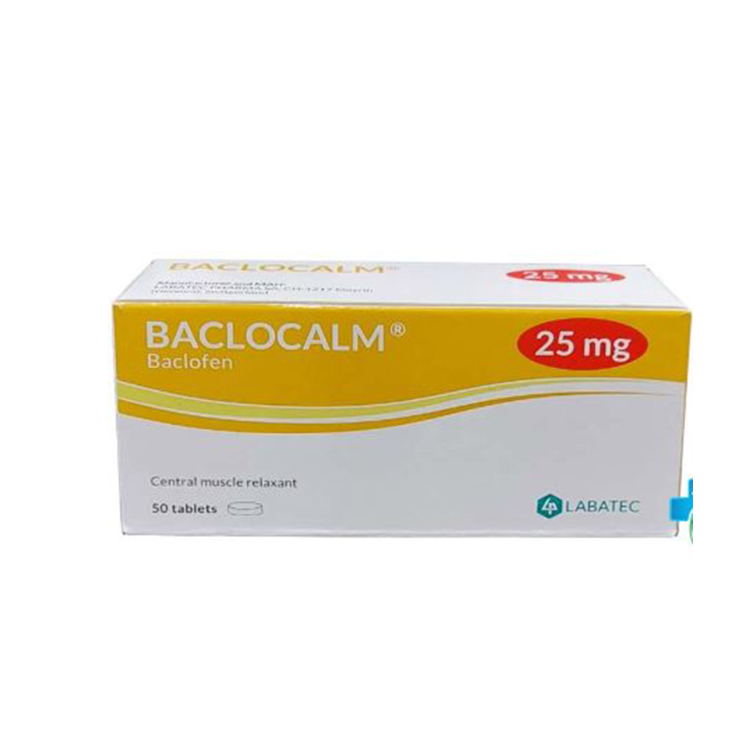 Baclocalm 25 Mg Tablet 50.s product available at family pharmacy online buy now at qatar doha