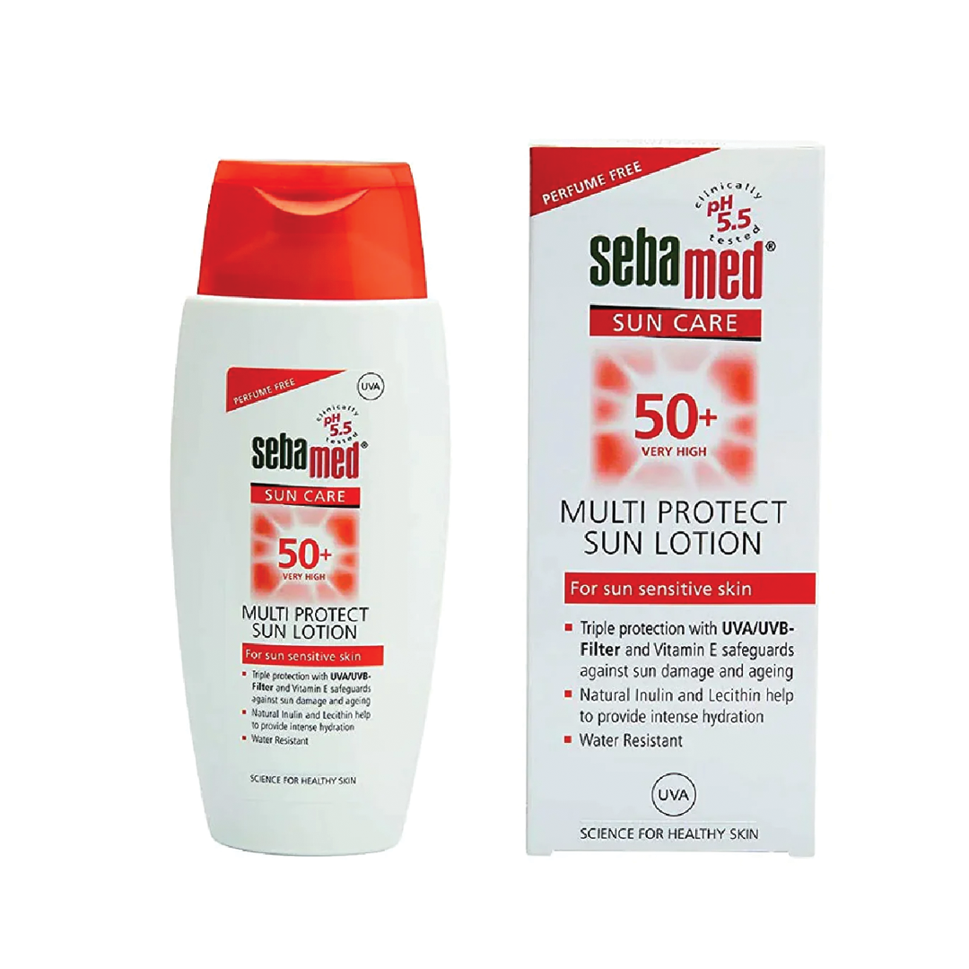 Sebamed Sun Lotion Uvb 50+ 150Ml product available at family pharmacy online buy now at qatar doha