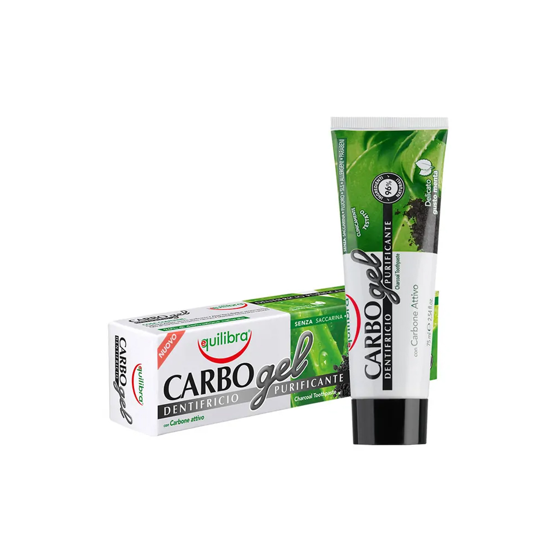 Equilibra Charcoal Toothpaste 75ml product available at family pharmacy online buy now at qatar doha