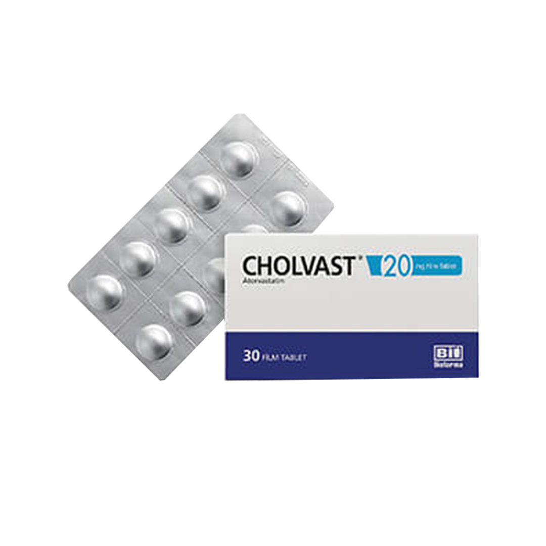 Cholvast 20 Mg Tablet 30.s product available at family pharmacy online buy now at qatar doha