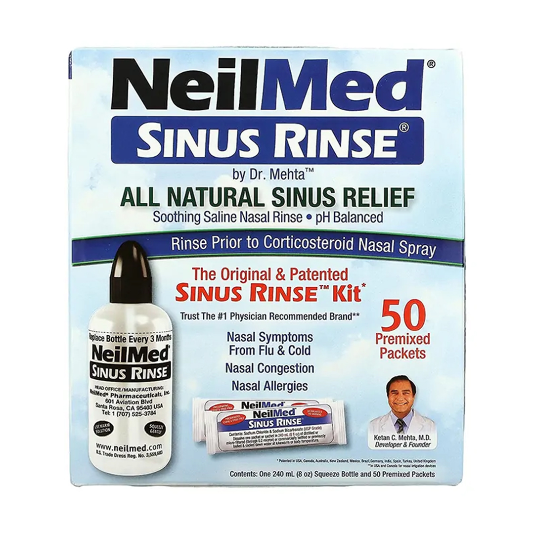 Sinus Rinse Kit 50 Sachets product available at family pharmacy online buy now at qatar doha