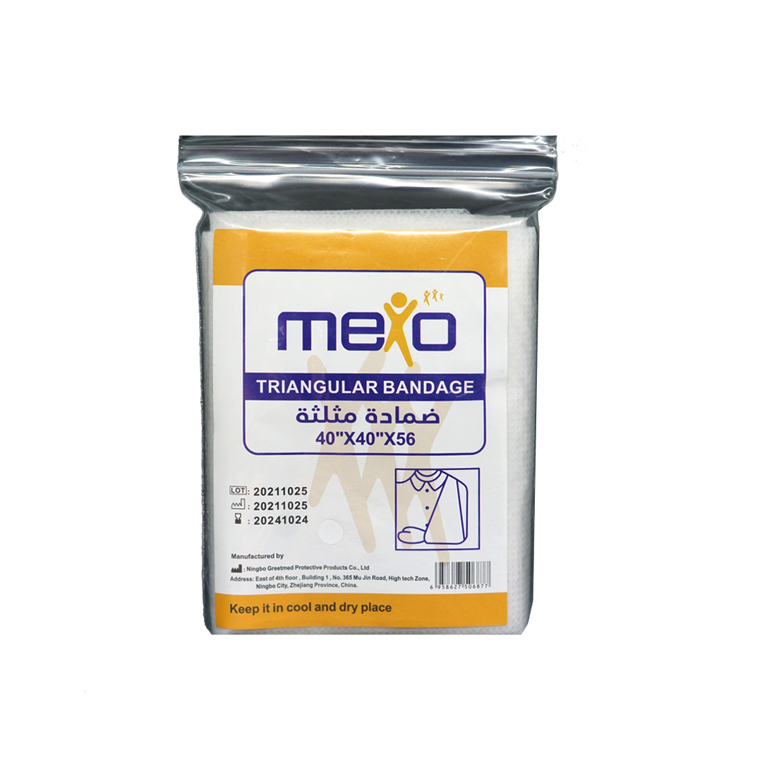 MEXO TRIANGULAR BANDAGE (40' X 40' X56' ) -TRUSTLAB product available at family pharmacy online buy now at qatar doha