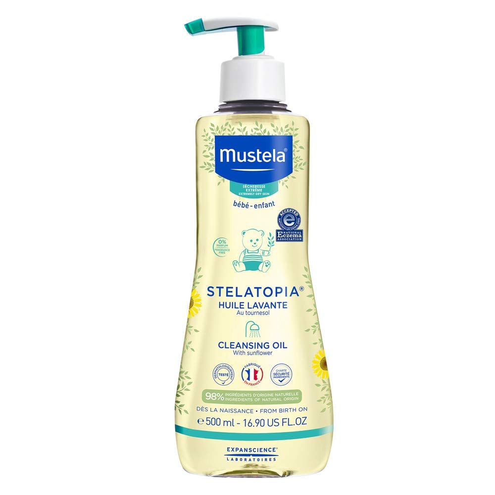 Mustela Stelatopia Cleansing Oil 500ml product available at family pharmacy online buy now at qatar doha