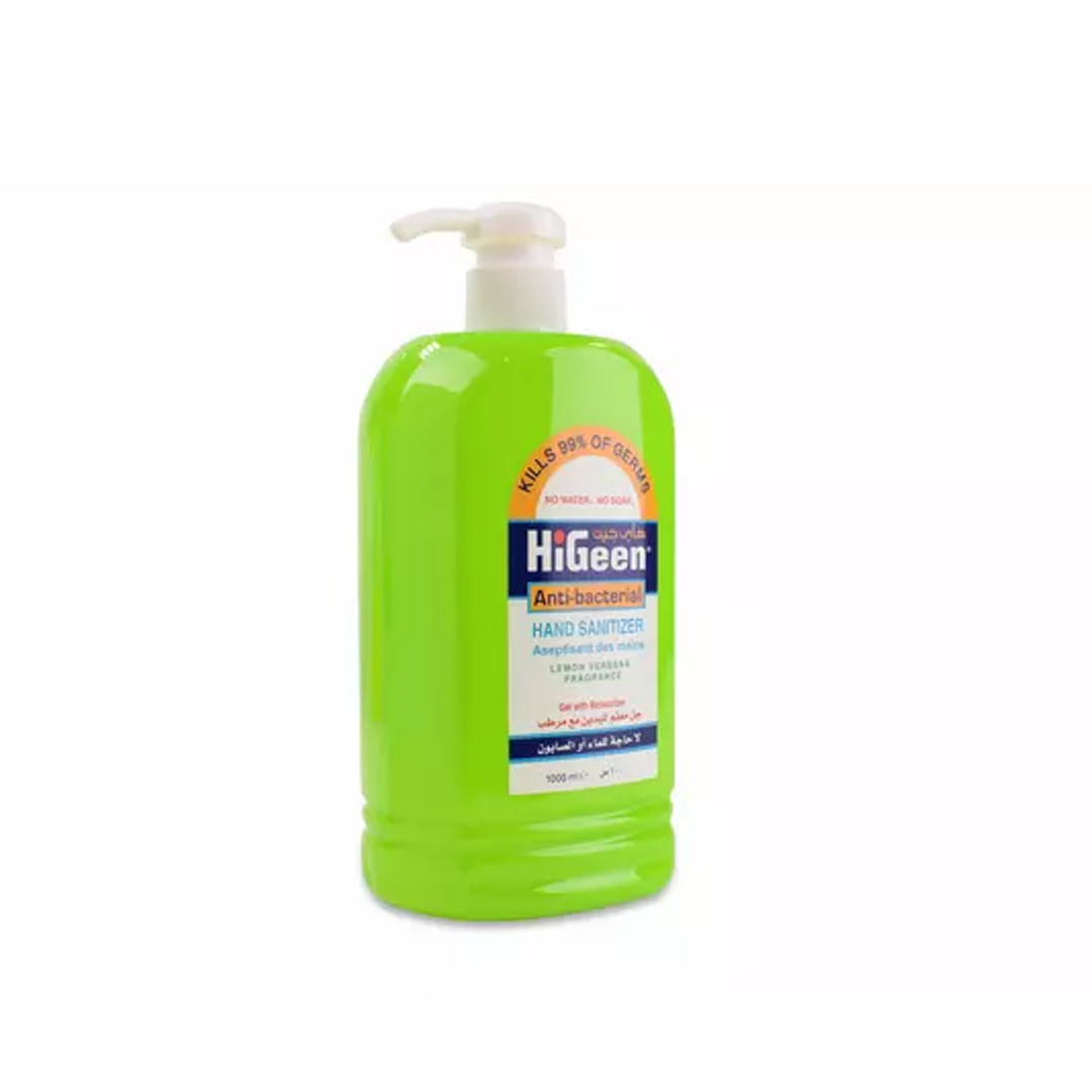 Higeen Hand Sanitizer Lemon Verbena 1000ml product available at family pharmacy online buy now at qatar doha