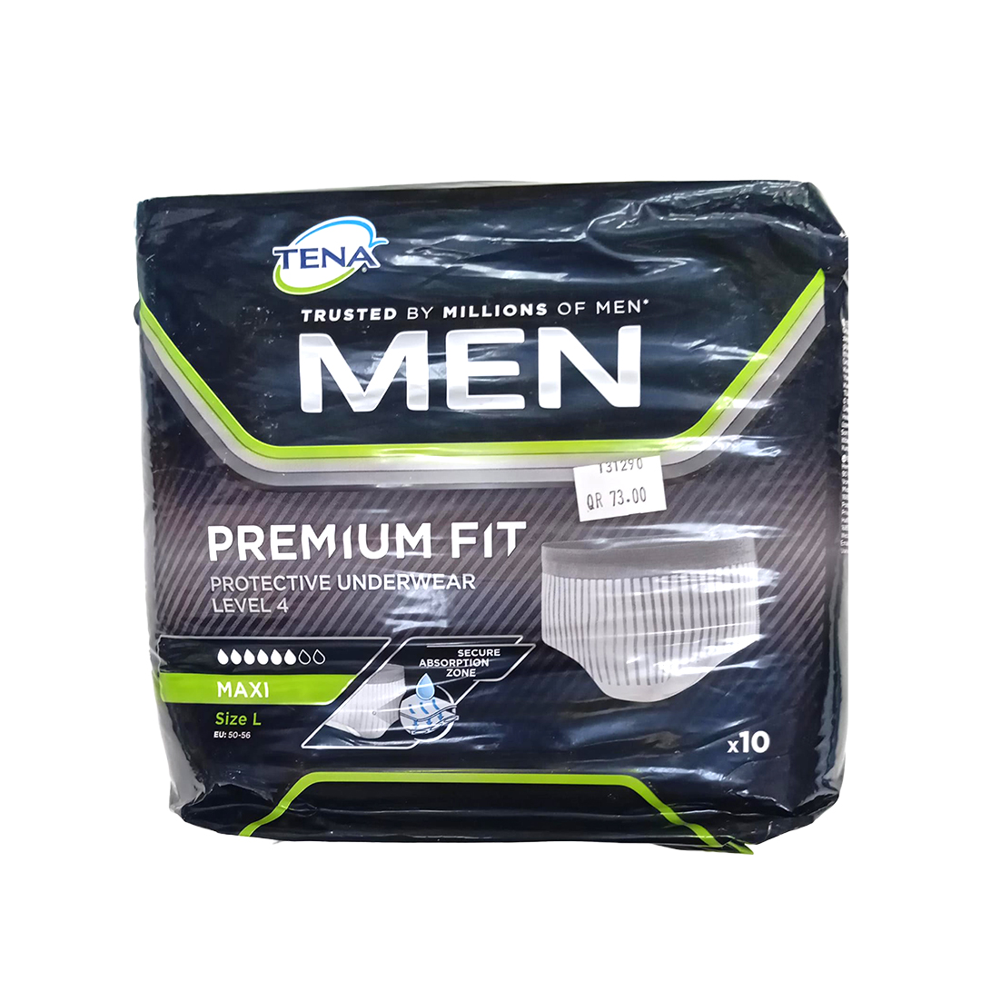 Tena Men Pull Up( Large) Adult Diapers-10.s product available at family pharmacy online buy now at qatar doha