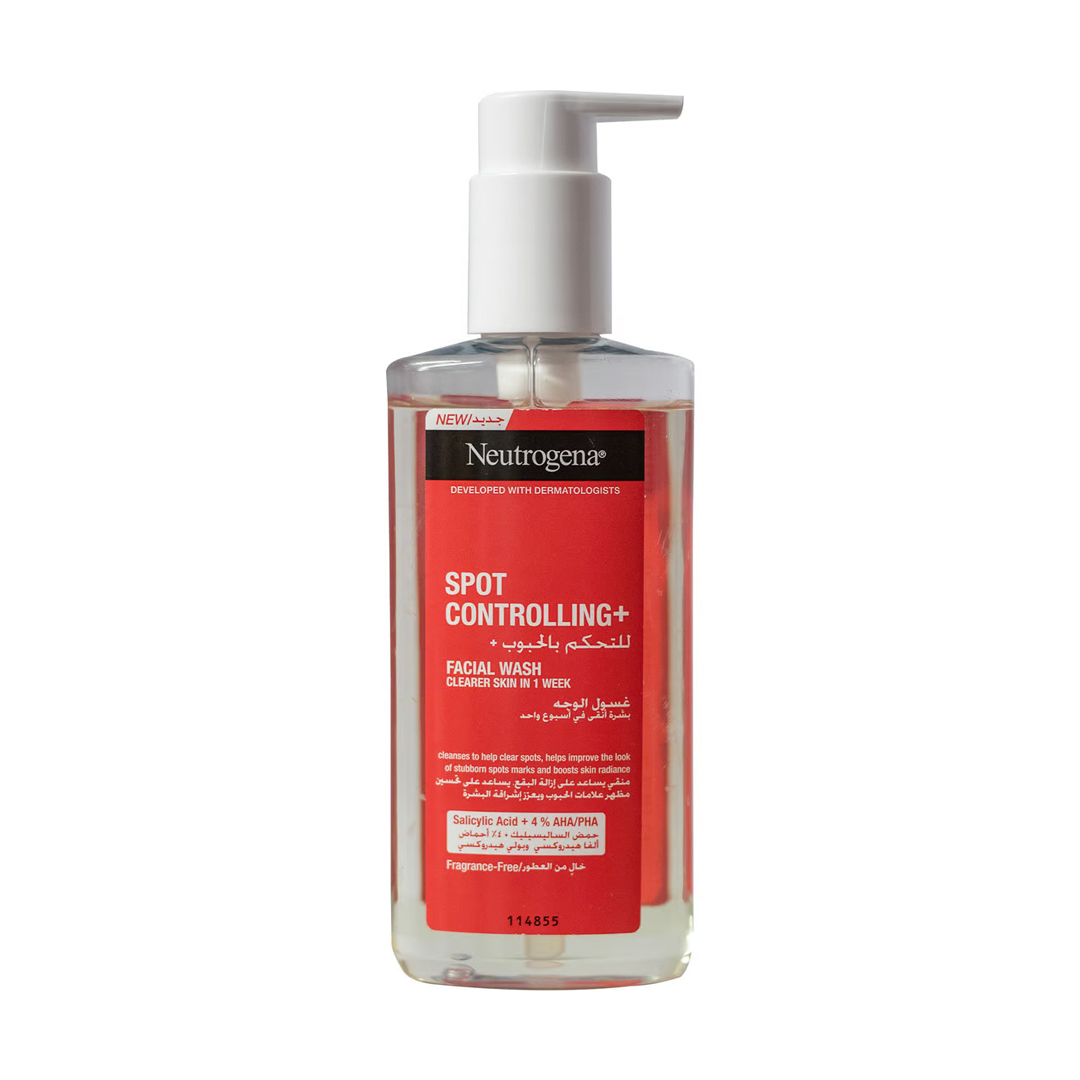 Neutrogena Spot Controlling +facial Wash -200ml product available at family pharmacy online buy now at qatar doha