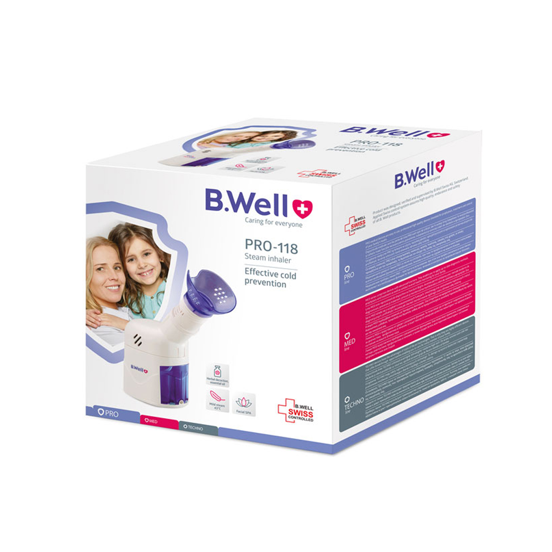 B.WELL PRO-118 STEAM INHALER product available at family pharmacy online buy now at qatar doha