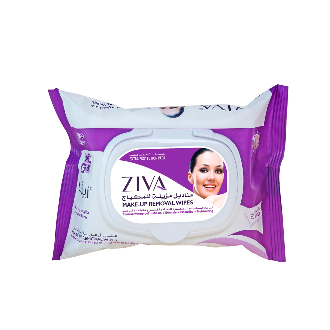 Make Up Removal Wipes 25'S - Ziva product available at family pharmacy online buy now at qatar doha
