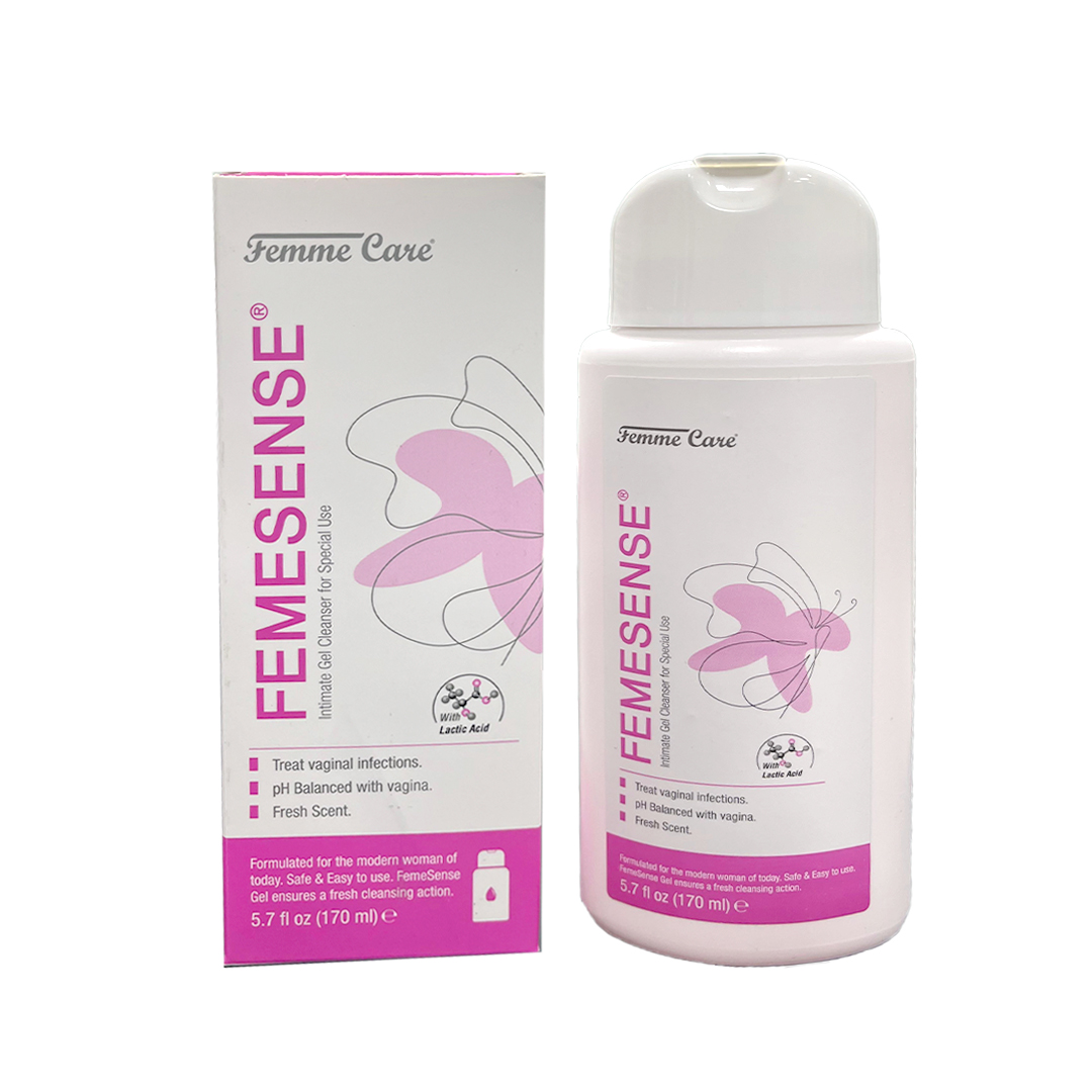 Femesense Intimate Cleanser Gel 170Ml -Femigiene product available at family pharmacy online buy now at qatar doha