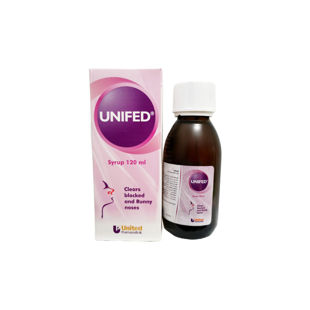 Unifed Syrup 120ml product available at family pharmacy online buy now at qatar doha