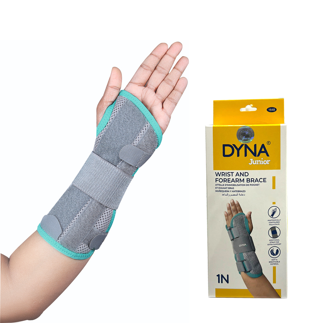 Wrist And Forearm Brace Left (junior)- Dyna product available at family pharmacy online buy now at qatar doha