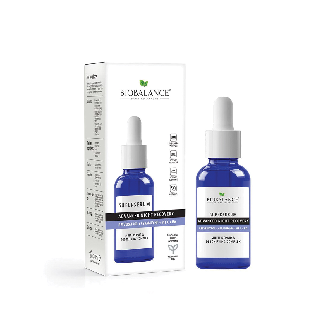 Biobalance Adv Night Recovery Super Serum -30ml product available at family pharmacy online buy now at qatar doha