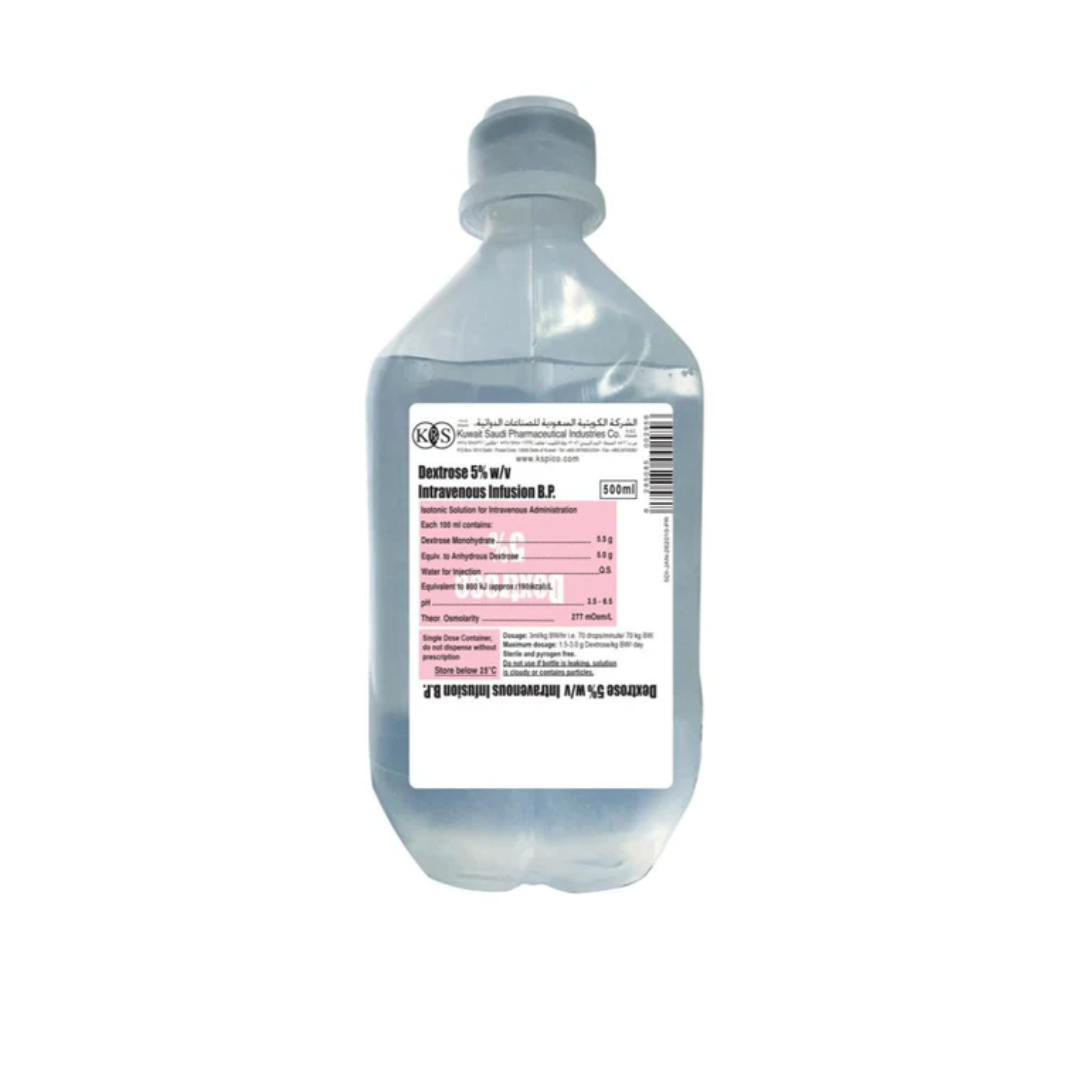 buy online Dextrose 5% 500 Ml-Ksp	   Qatar Doha