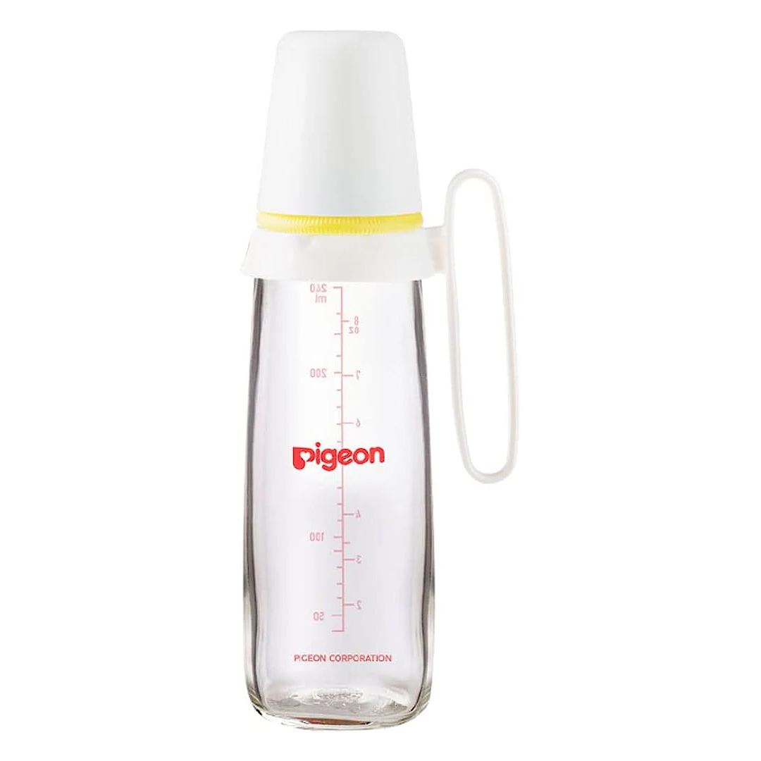 Pigeon Glass Bottle W/handle 240ml product available at family pharmacy online buy now at qatar doha