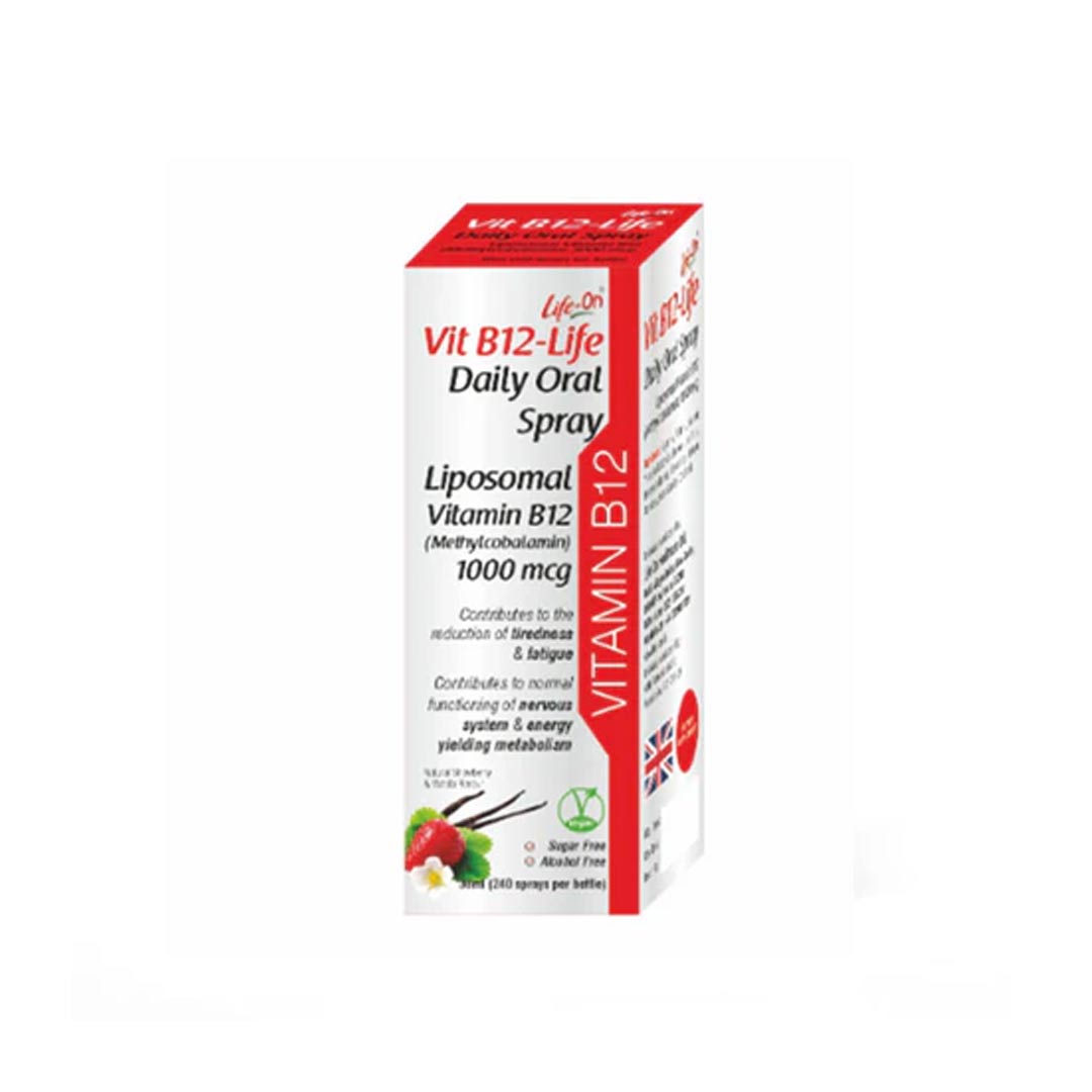 life on liposomal vitamin b12 oral spray 30ml product available at family pharmacy online buy now at qatar doha