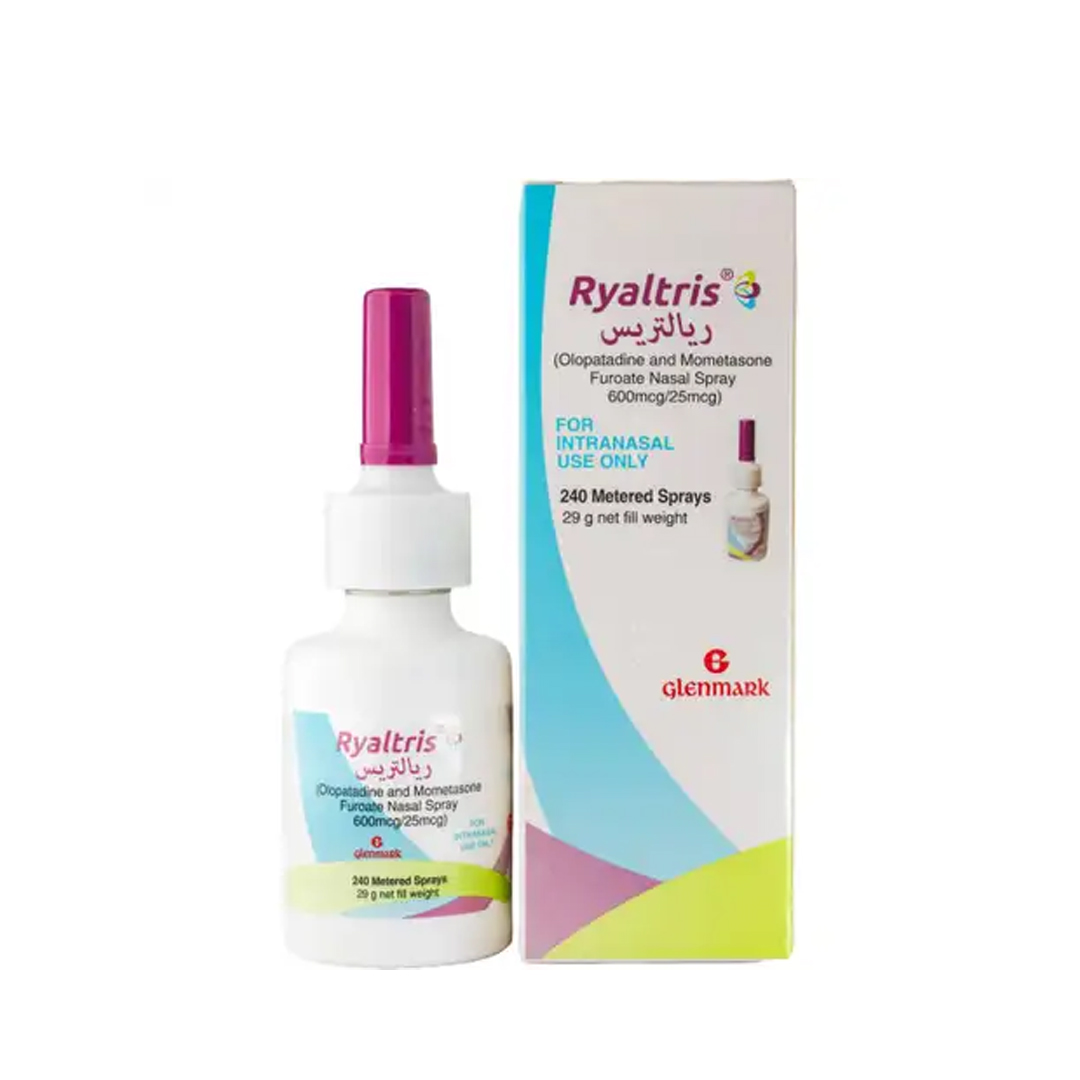 Ryaltris (600mcg/25mcg) Nasal Spray- 240 Doses product available at family pharmacy online buy now at qatar doha