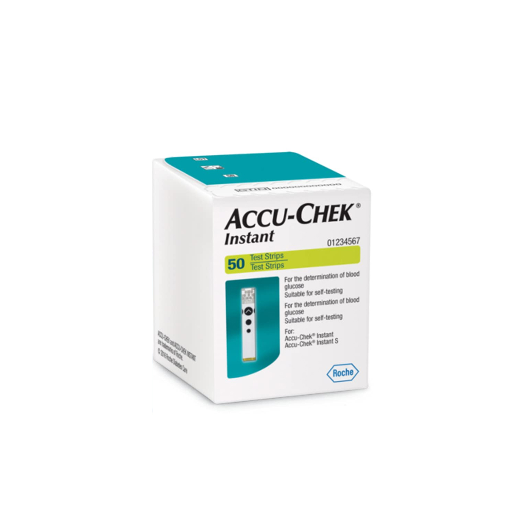 Accu Check Instant Machine With Strips 50.s product available at family pharmacy online buy now at qatar doha