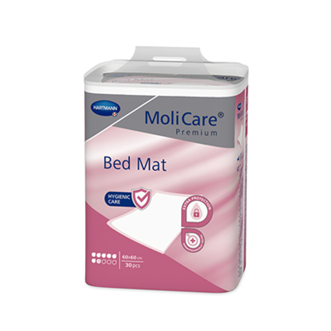 Molicare Single Use Bed Mat 60x60 Cm 30.s product available at family pharmacy online buy now at qatar doha
