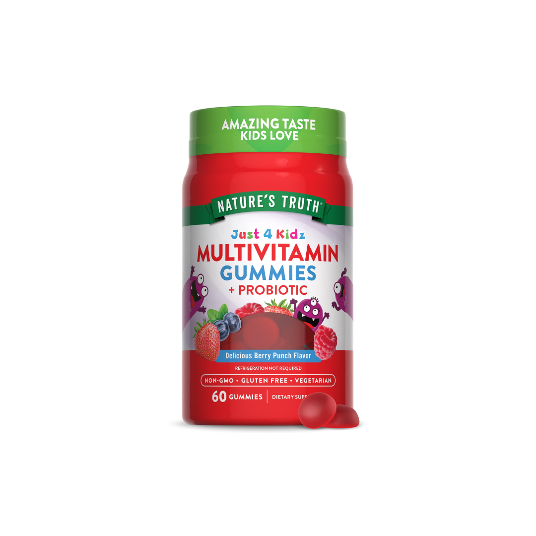 kids mutivitamin+ probiotic berry gummies 60's #nature's truth product available at family pharmacy online buy now at qatar doha