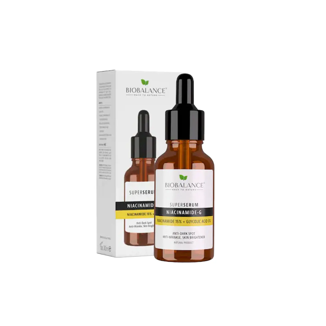 Biobalance Niacinamide+glycolic Acid Super Serum product available at family pharmacy online buy now at qatar doha